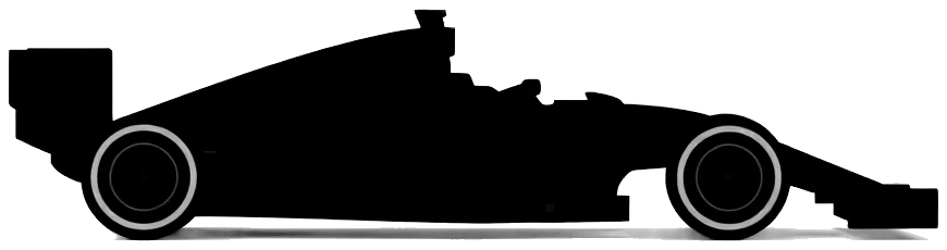 Racing car silhouette